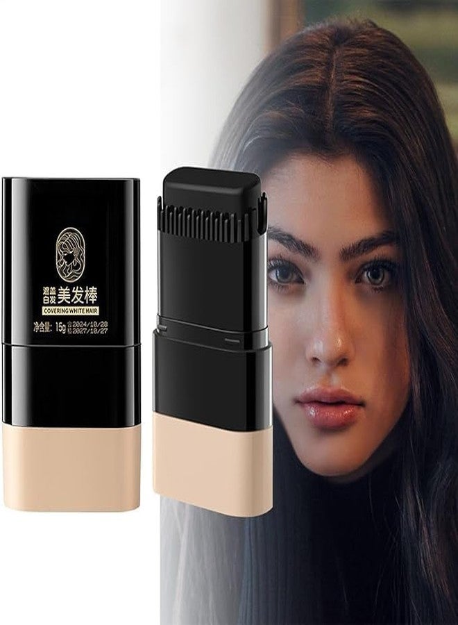 SPITEN Instant Hair Color Stick with Built-In Comb | 2-in-1 Gray Hair Touch-Up | Waterproof And Sweat-Proof Hair Dye Stick for Quick Root Cover Up – (Chestnut Brown) - Image 4