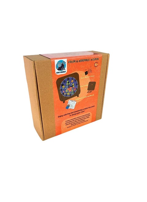 Game coloring and assembling clock