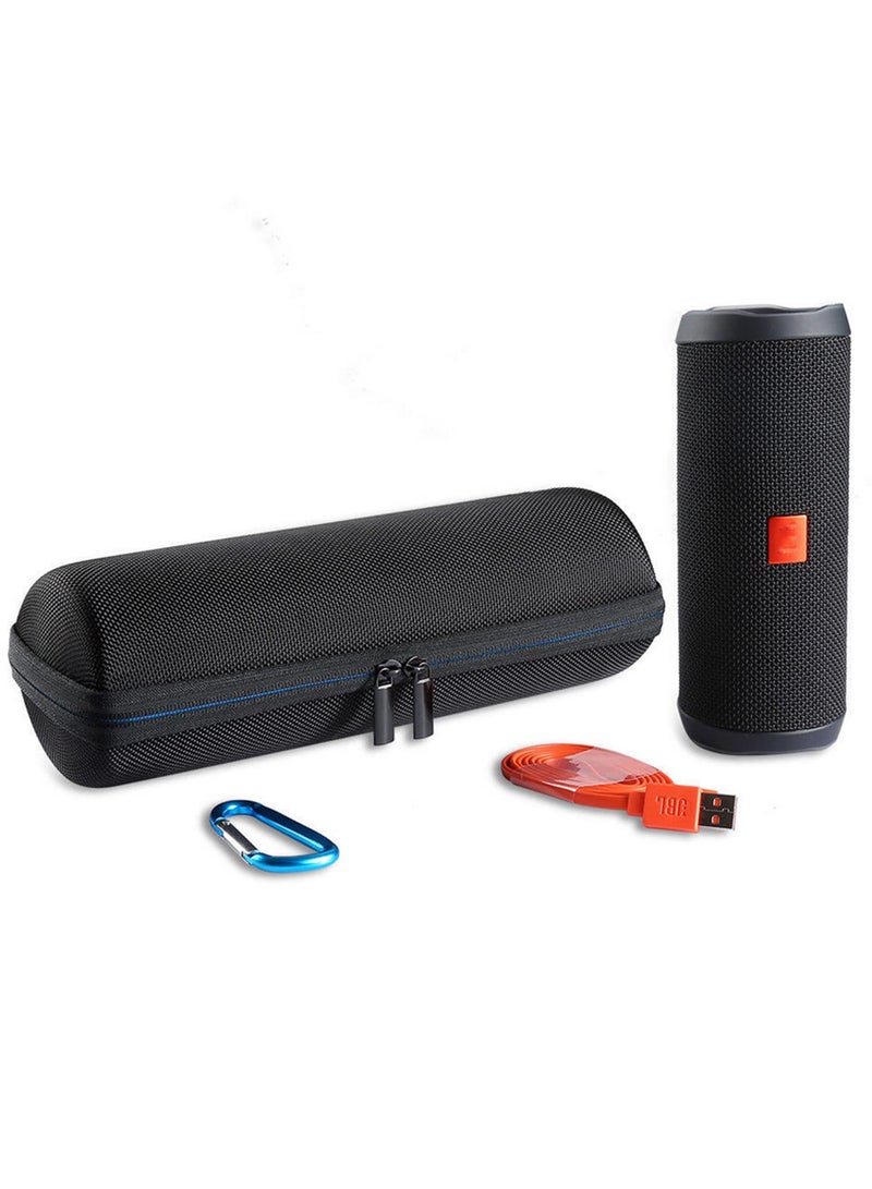 1PCS Hard EVA Protective Carrying Case for JBL Flip 4 / Flip4 Wireless Bluetooth Speaker Portable Waterproof Travel Cover with Additional Storage Space for JBL Flip4  - Image 5