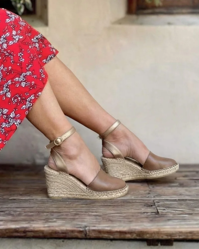 SHOEQ Carla Espadrille Wedge