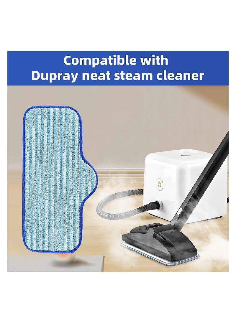 SYOSI - 6 Pcs Microfiber Steam Mop Pad for Dupray Neat Steam Cleaner Reusable and Machine Washable Designed for Multiple Surfaces Effectively Clean Hardwood Tile Stone Floors - Image 1