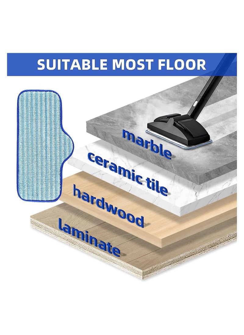 SYOSI - 6 Pcs Microfiber Steam Mop Pad for Dupray Neat Steam Cleaner Reusable and Machine Washable Designed for Multiple Surfaces Effectively Clean Hardwood Tile Stone Floors - Image 1
