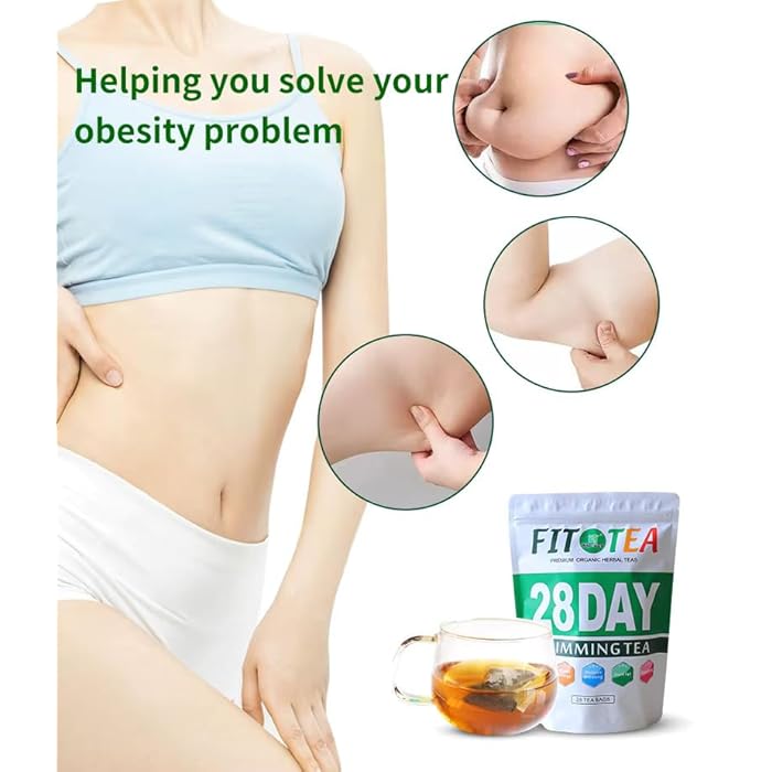 SlimFit Tea 28 tea bags (Keto, Detox, Paleo, Vitamin & Minerals Booster, Vegan, Gluten-Free, Non-GMO, All Natural), 180g (28 bags) Halal - Image 5