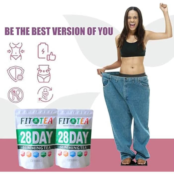 SlimFit Tea 28 tea bags (Keto, Detox, Paleo, Vitamin & Minerals Booster, Vegan, Gluten-Free, Non-GMO, All Natural), 180g (28 bags) Halal - Image 4