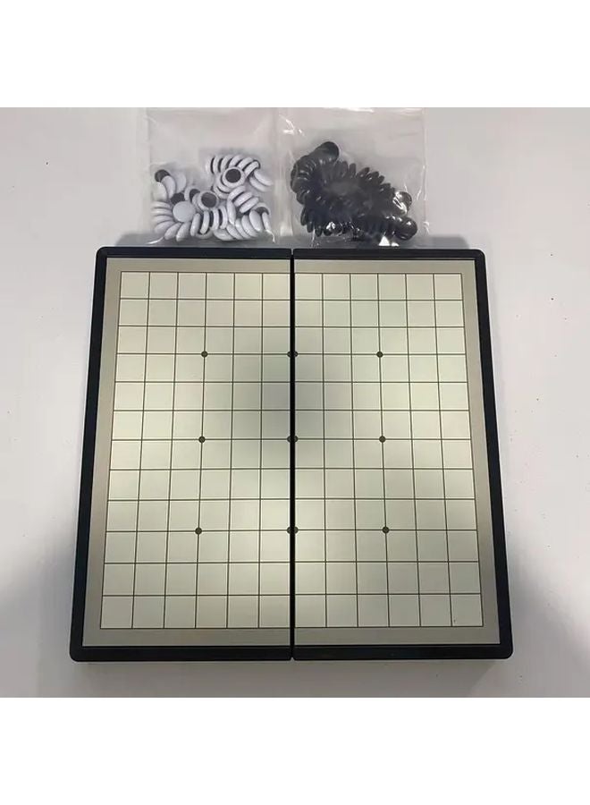 Magnetic 20x20 Gomoku Set 7 87 Inch Portable Foldable Board Game With 400 Chess Pieces - Image 1
