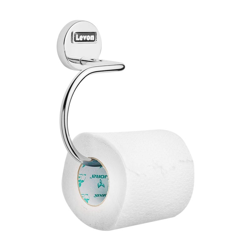 Levon Stainless Steel Rondo Tissue Holder for Bathroom - Image 2