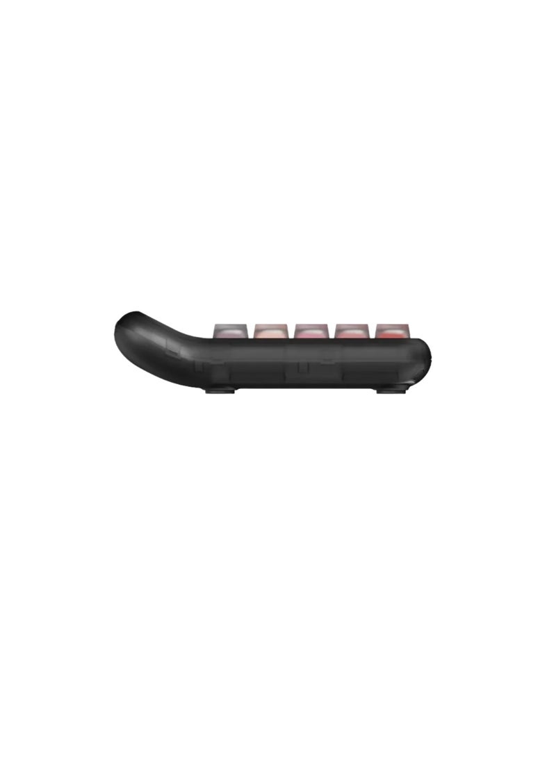 Lofree Lipstick Tri-Mode Wireless Mechanical Numpad, Bluetooth 5.3/2.4G/USB-C, 20-Key Numeric Keypad, Hot-Swappable Gateron Switches, LED Backlit, Multi-Device Compatible (Black) - Image 3