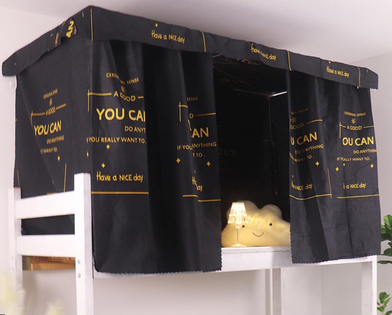 MioCloth Bunk Bed Curtains Set Dormitory Room Lightproof Roomate Privacy Cover Canopy Background Decor Backdrop Blackout Curtain - Image 4