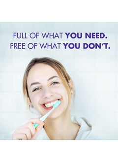 آرم آند هامر معجون أسنان أساسيات ARM & HAMMER خالي من الفلورايد، مبيض + فحم نشط - عبوة من 4 أنابيب، 4.3 أونصة، بنكهة النعناع المنعش - صودا الخبز طبيعية 100%  - Image 5