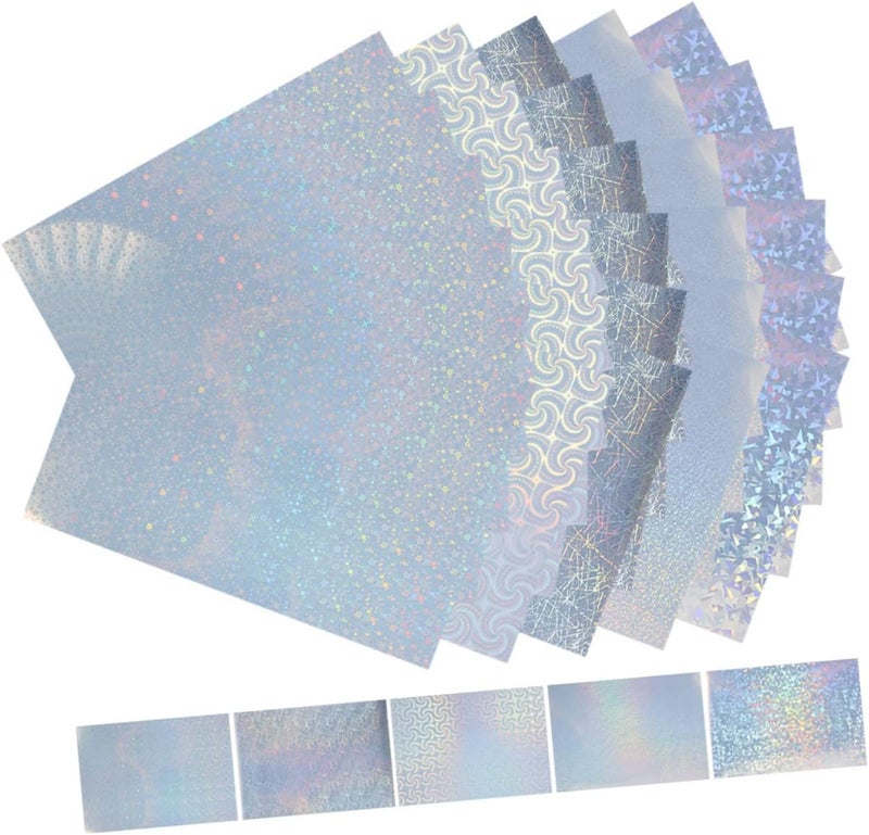 Multi-price design picks MAGICLULU 30Sheet Holographic Sticker Self Adhesive Film Premium Transparent Holographic for DIY Crafts Easy Cut and Use Decorative Overlay for Photo Frames and Projects Cost effective fine quality Lightweight Batch consistent craftsmanship Light precision processed material All user group compatible Cross product compatible Trendy varied sizing alternatives Year round in stock Classic practical design Globally popular universal design Reinforced edge Globally engineered build Minimal design Storage transit efficiency build Big & small space compatible Cost effective upgraded craftsmanship Odor free color All season compatible build Regional distribution available Low maintenance Backup reserve local stock Dense area priority deliver Local trackable shipment Trendy versatile build - Image 1