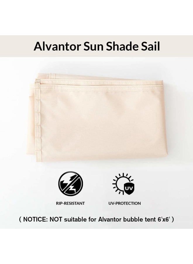 Alvantor Sun Shade Sail Canopy Covers UV Block for Alvantor Outdoor Backyard Screen House & Bubble Tent, oxford fabric, 38"x50"x57", Pack of 3 - Image 2