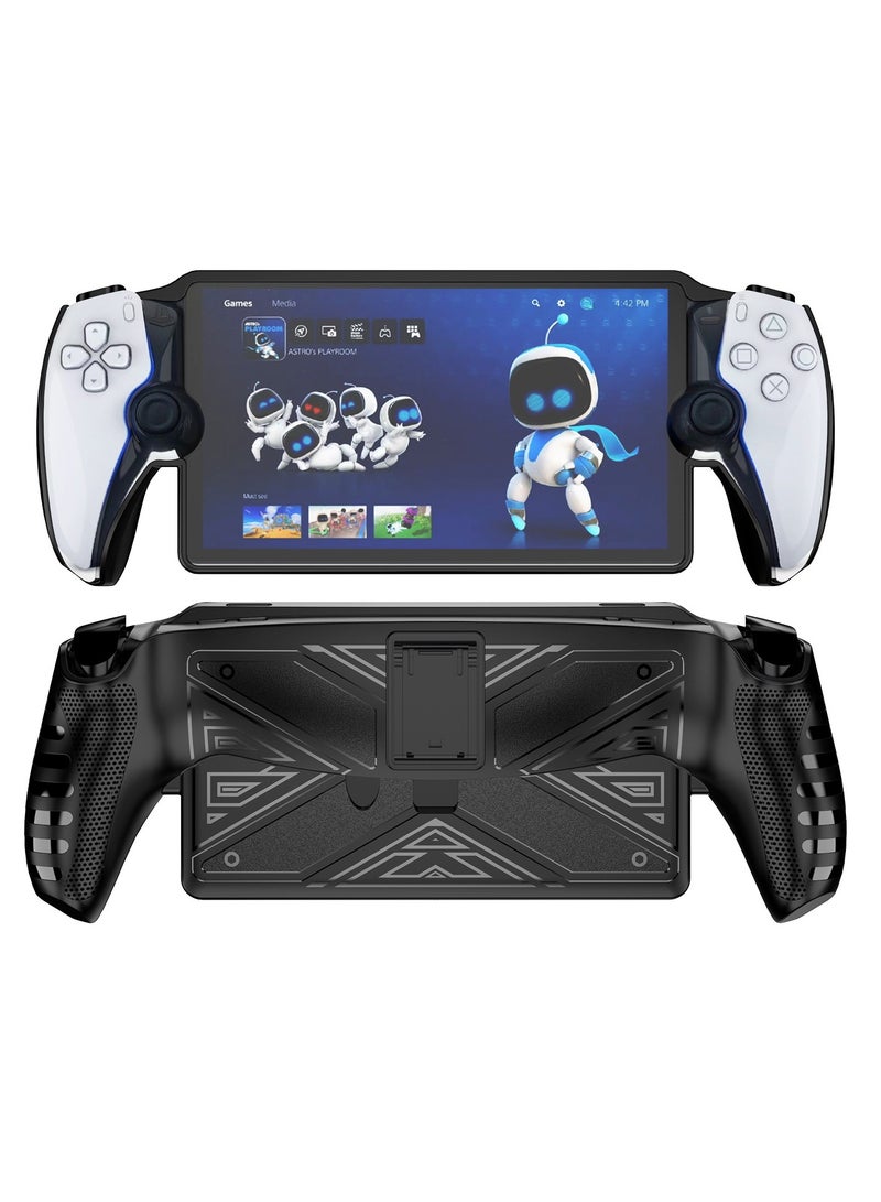 Anti-fall Protective Cover  With Collapsible Bracket，Suitable For Sony PlayStation Portal Game Console Protection - Image 2