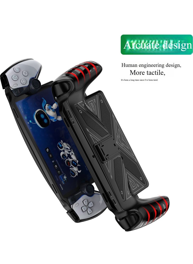 Anti-fall Protective Cover  With Collapsible Bracket，Suitable For Sony PlayStation Portal Game Console Protection - Image 3