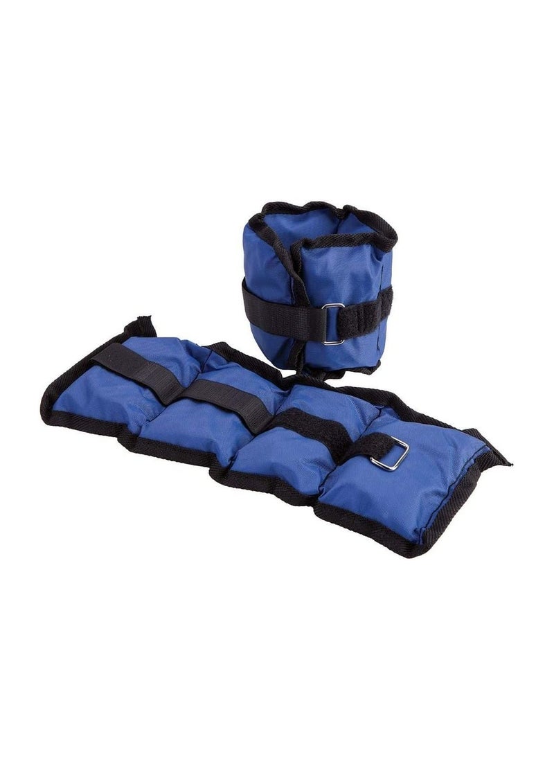 H PRO HM Sports 3kg Ankle Weights | Adjustable Fitness Straps | Pair for Strength & Endurance Training  - Image 3