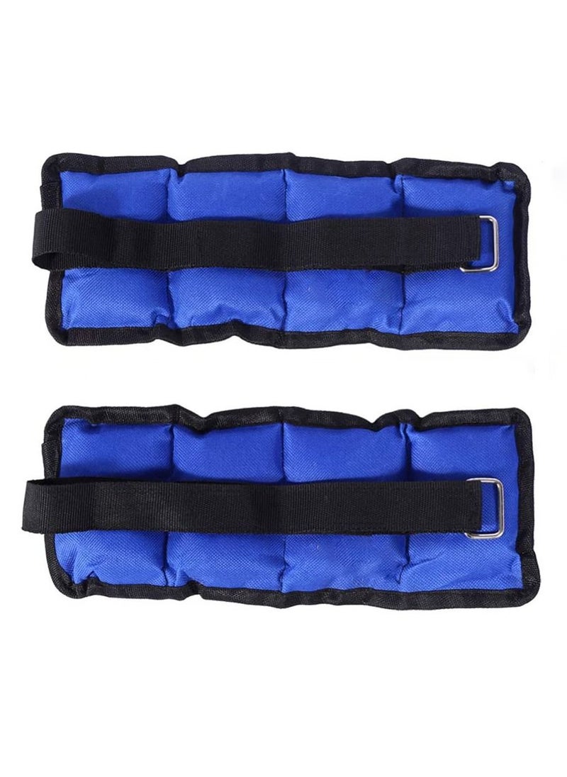 H PRO HM Sports 3kg Ankle Weights | Adjustable Fitness Straps | Pair for Strength & Endurance Training  - Image 2