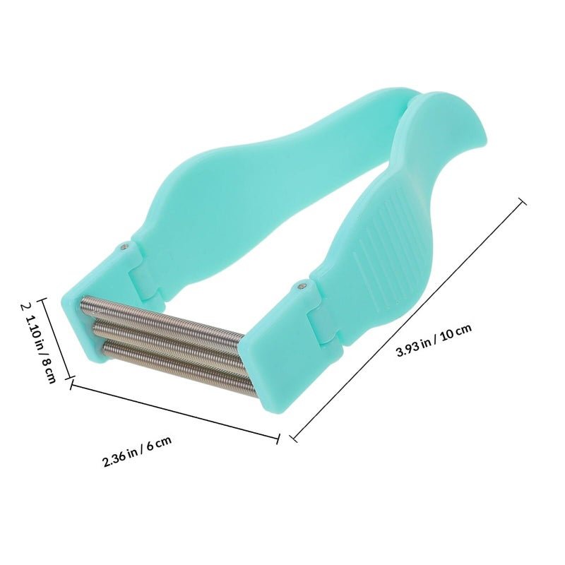 Green Spring Facial Hair Epilator Roller For Women Sensitive Skin Threading Removal Tool - Image 3