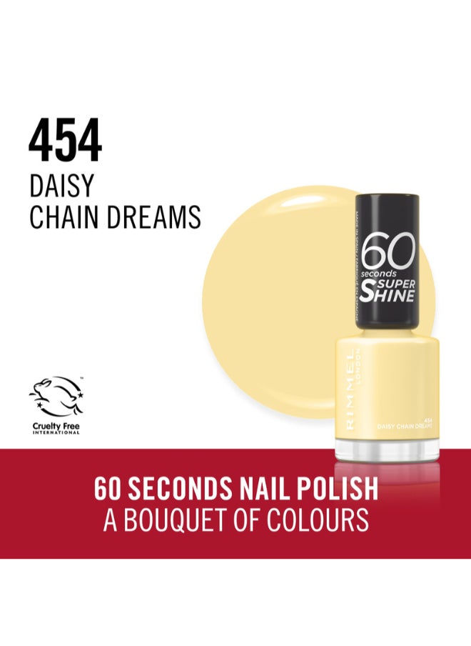 RIMMEL LONDON 60 Seconds Nail Polish - 454 - Daisy Chain Dreams, 8ml  - Image 3
