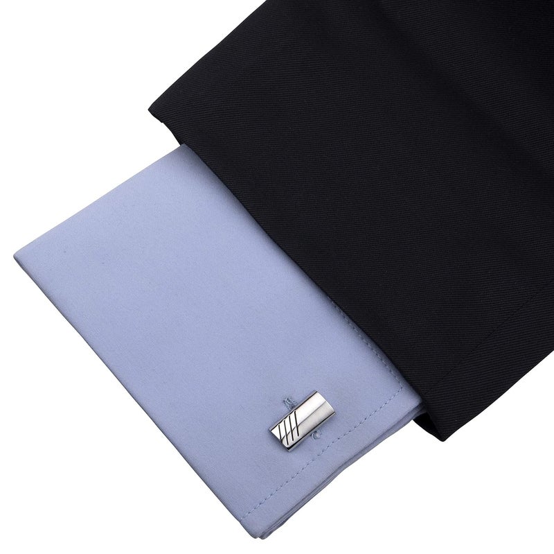Kovove The Bling Fling Silver Coloured Cufflinks - Image 4