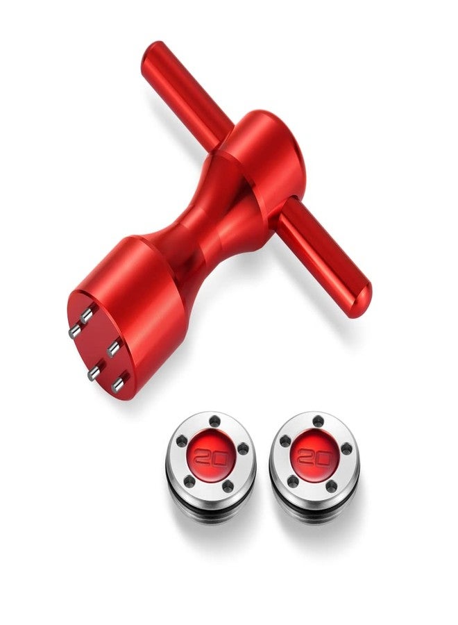 ROYMADE Golf Putter Weights 2pcs 5g/10g/15g/20g/25g/30g/35g/40g/45g with Red Wrench Kit Replace for Scotty Cameron Putters - Image 1