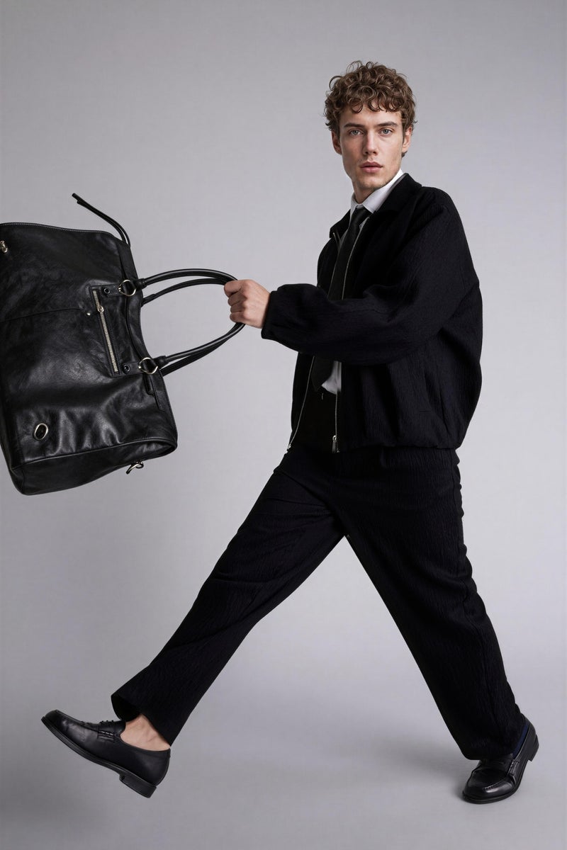 DeFacto Black Man Trousers Casual - Image 4