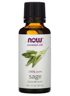 now NOW Foods Essential Oils Sage1 fl oz 30 ml  - Image 1