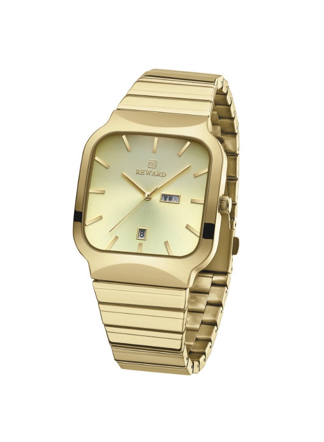 REWARD RD611264 TWO TONE FASHION SQUARE WATCH - Image 2