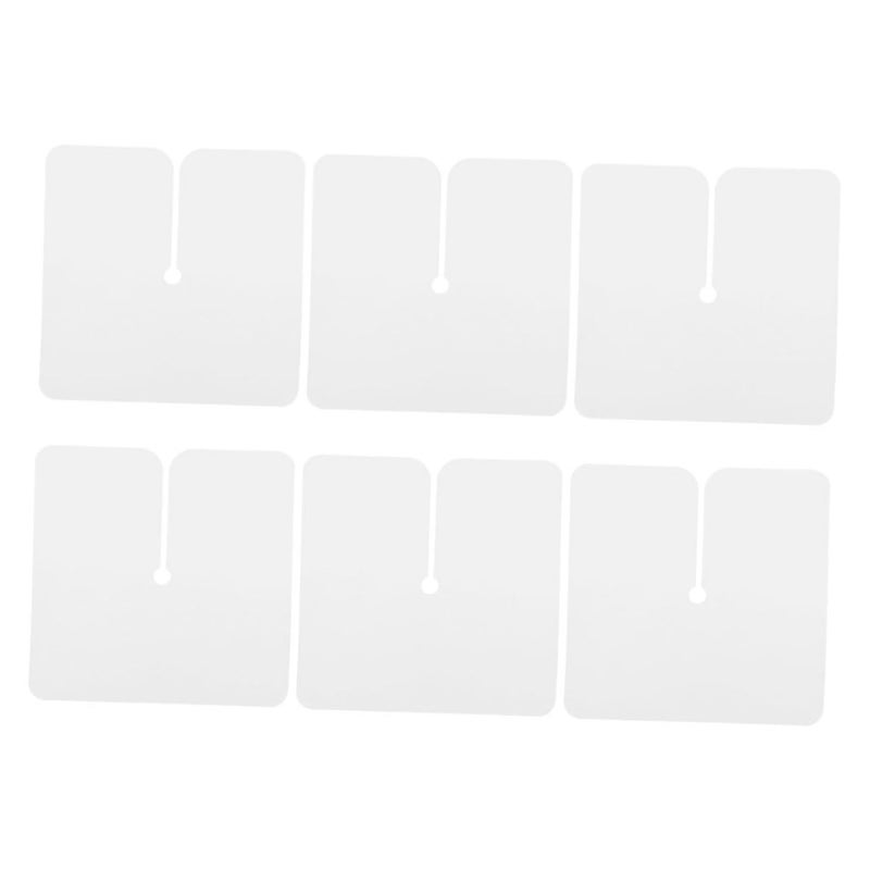 FOMIYES 6pcs Hair Extension Glue Guard Templates for Scalp Safety and Damage Prevention Lightweight Tool for Professionals and Home Use - Image 1