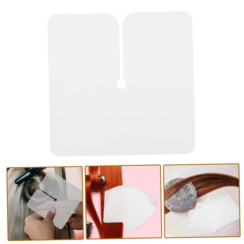 FOMIYES 6pcs Hair Extension Glue Guard Templates for Scalp Safety and Damage Prevention Lightweight Tool for Professionals and Home Use - Image 5