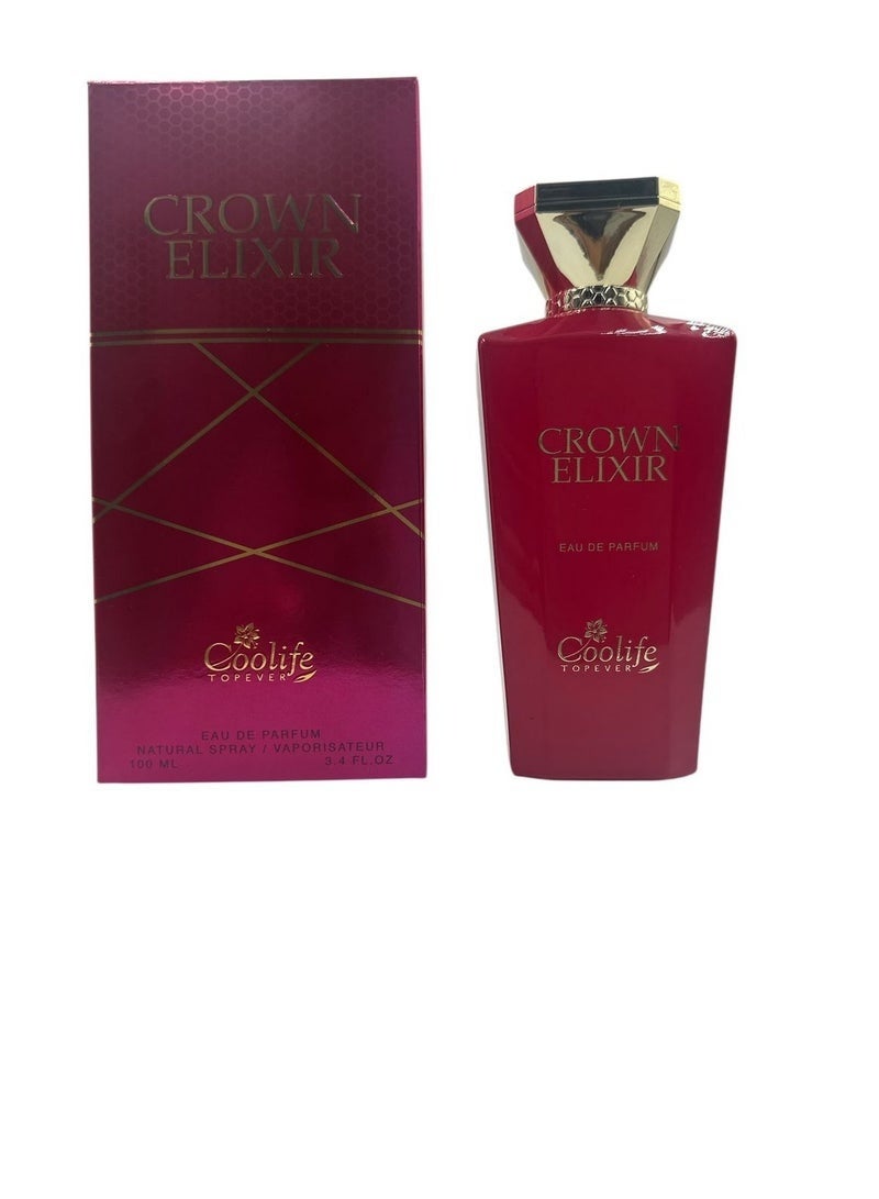 Coolife, Crown Elixir, Eau de Parfum ,Women, Long Lasting 100 ml,