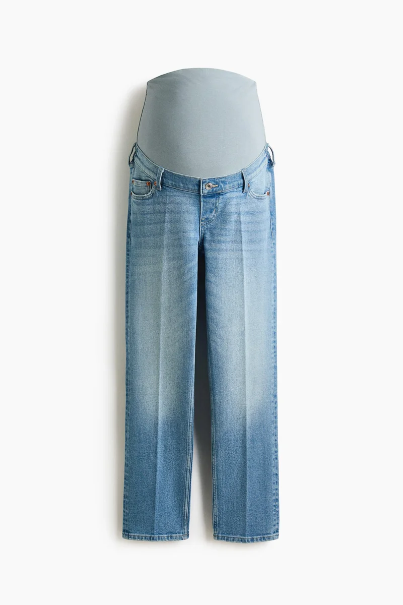 H&M  MAMA Slim Straight Ankle Jeans for Women | Best Price UAE