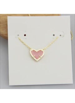 European And American Jewelry Love-shaped Peach Heart Short Necklace Clavicle Chain