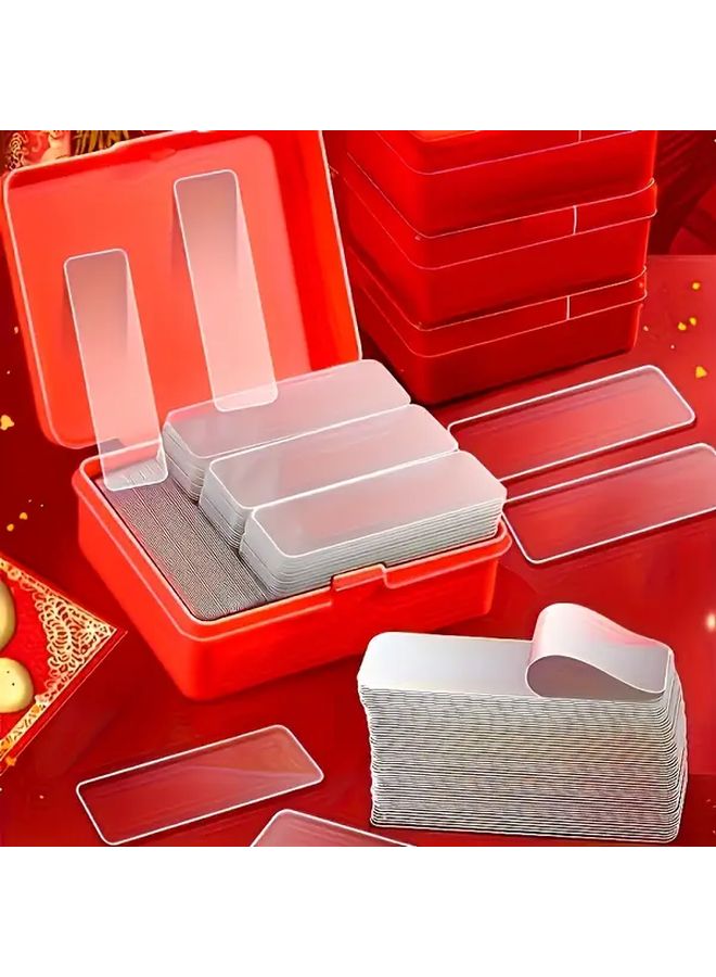 2 Boxes 120pcs Waterproof Double Sided Tape Clear Acrylic Strong Adhesive Wall Stickers - Image 5