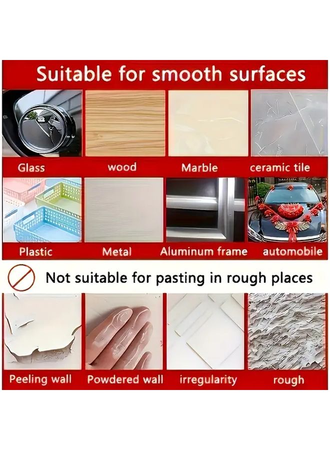 2 Boxes 120pcs Waterproof Double Sided Tape Clear Acrylic Strong Adhesive Wall Stickers - Image 4