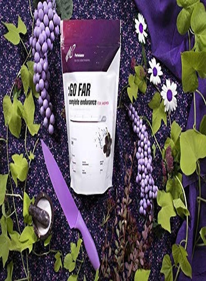 INFINIT Nutrition Go Far for Women - Isotonic Endurance Sport Hydration Drink Mix for Female Athletes - Natural Energy & Electrolytes - Grape Flavor - Image 4