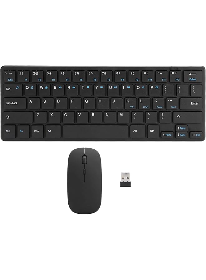 Wireless Keyboard And Mouse Combo 2.4G Usb Receiver Keyboard Mouse Set Ergonomic Keyboard And Mouse Full Size Slim Computer Keyboard Computer Accessories For Computer Desktop Notebook Laptop