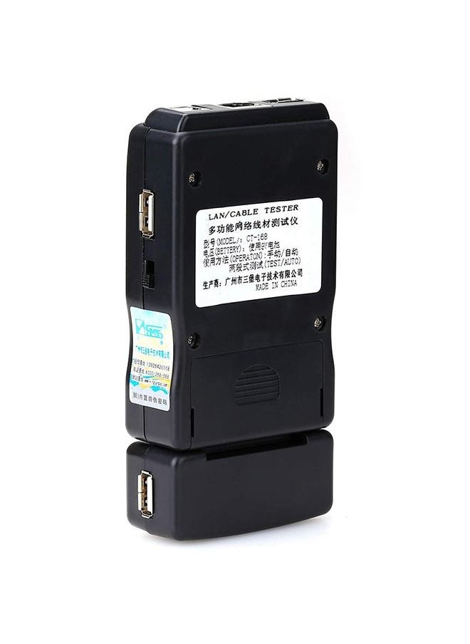 ماركة غير محددة - جهاز اختبار اطراف الكابلات للتاكد من سلامة التوصيلات – RX – TX – RJ11 – RJ45 – USB /  CT-168 - Image 1