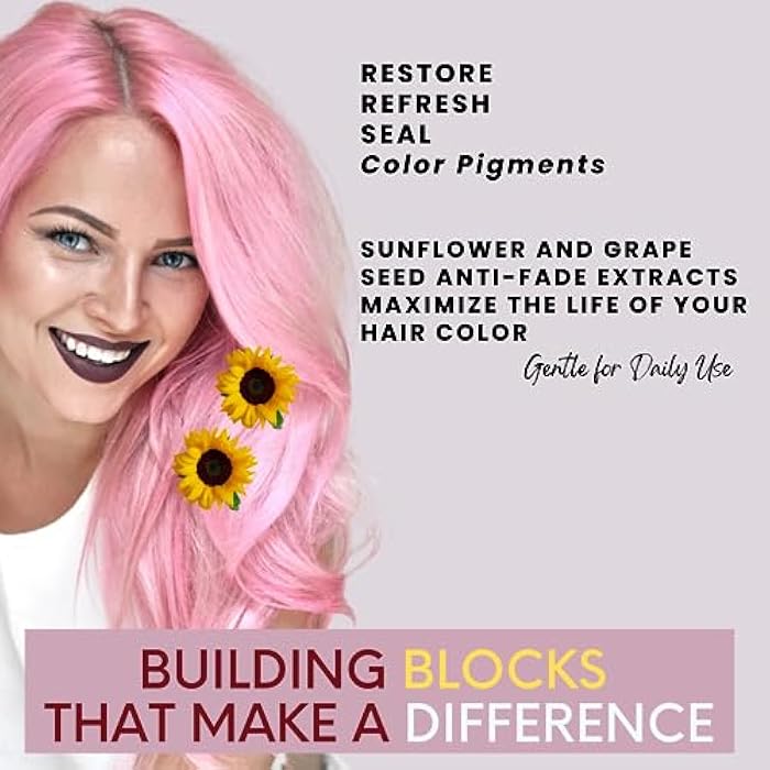 DermOrganic Color Care Conditioner, Detangles & Preserves Hair Color with Sunflower Anti-Fade Extract- 17 fl.oz - Image 4