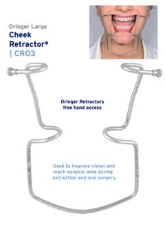 Crosstex Dental Instrument Oringer Cheek Retractor small 