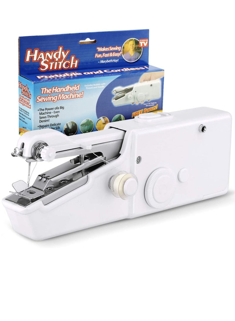 ELTRAZONE Handy Stitch Mini Sewing Machine - Portable, Handheld, Beginner Sewing Products -- Handy Stitching Device - Maquina de Coser Portatil - Image 1