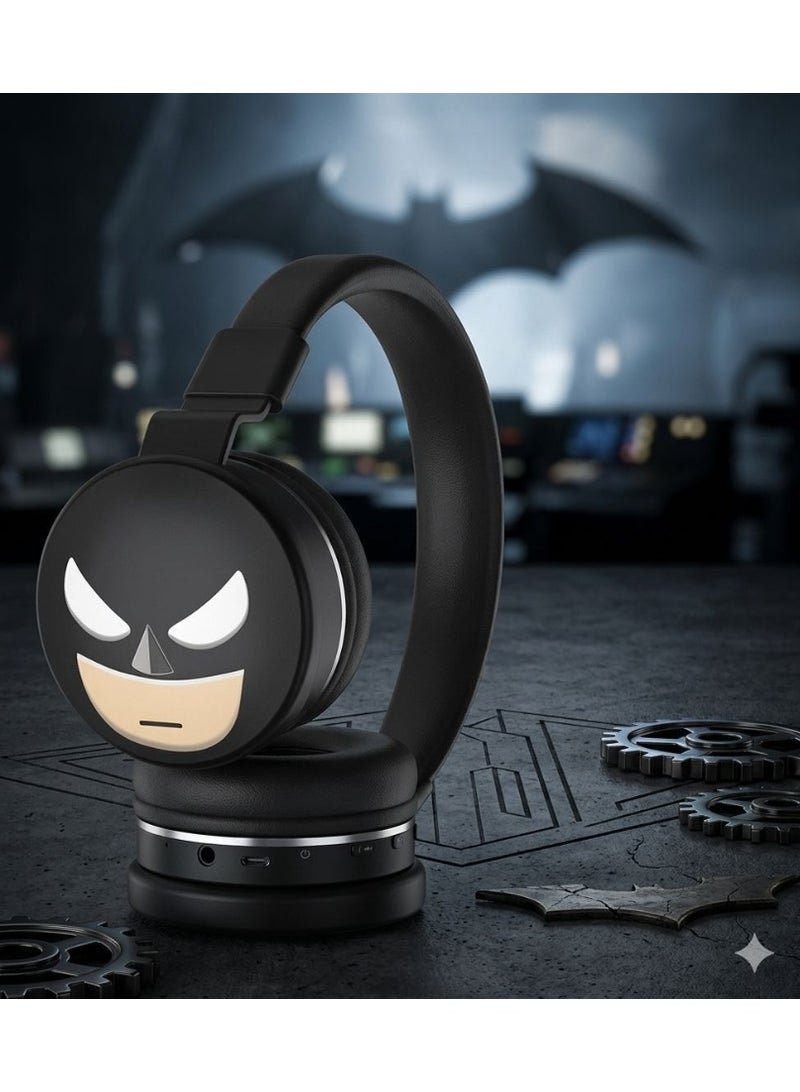 Wireless headphones for kids - featuring the popular Batman character design - Image 2