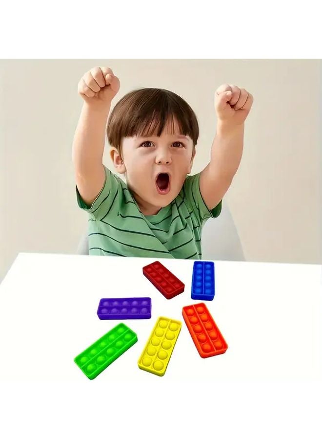 6pcs Ten Frame Math Games Numbers Counting Learning Toys Sensory Push Bubble Fidget Classroom Supplies - Image 5