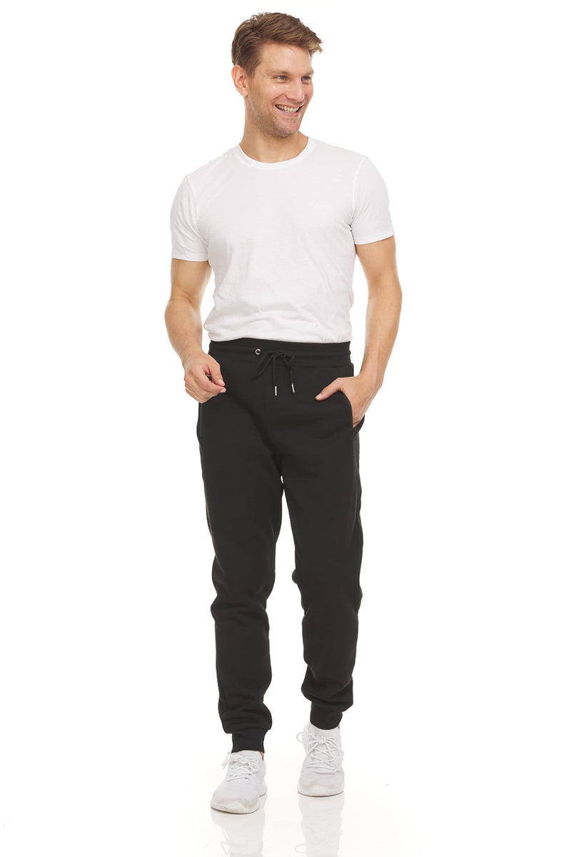 PURE CHAMP Mens 3 Pack Fleece Active Athletic Workout Jogger Sweatpants for Men with Zipper Pocket and Drawstring Size S-3XL(X-Large, Set 4) - Image 2