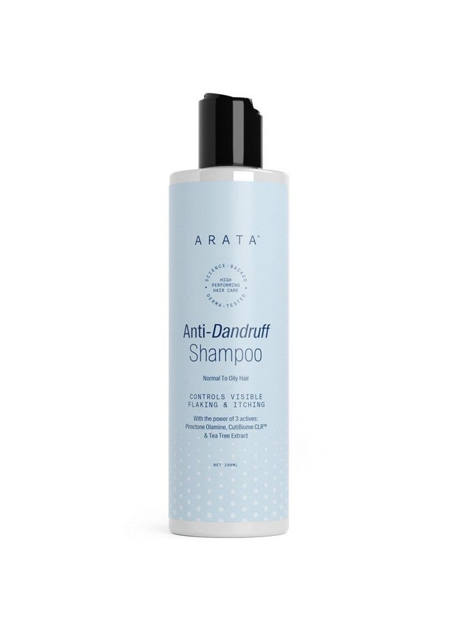 ARATA Anti Dandruff Shampoo | Dandruff Remover With Piroctone Olamine, Cutibiome Clr™, Neem | Reduces Flaking And Scalp Irritation | Anti Dandruff Shampoo For Men & Women | For All Hair Types | 200Ml - Image 1