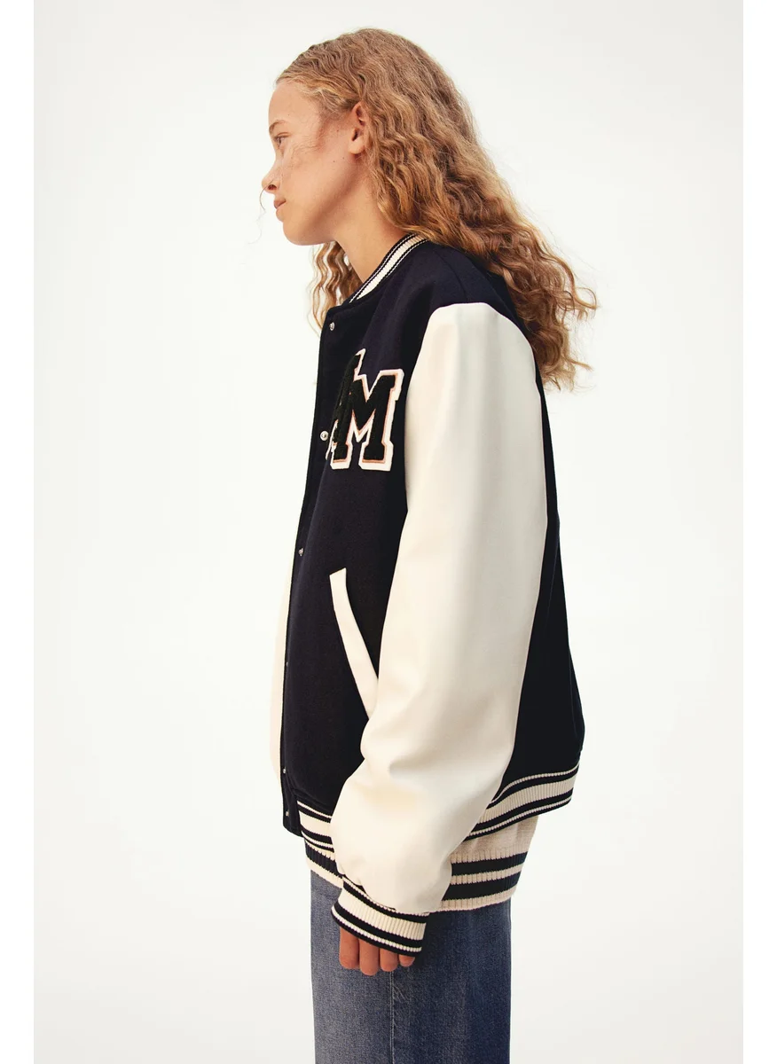 اتش اند ام Baseball Jacket