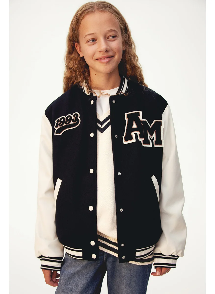 اتش اند ام Baseball Jacket
