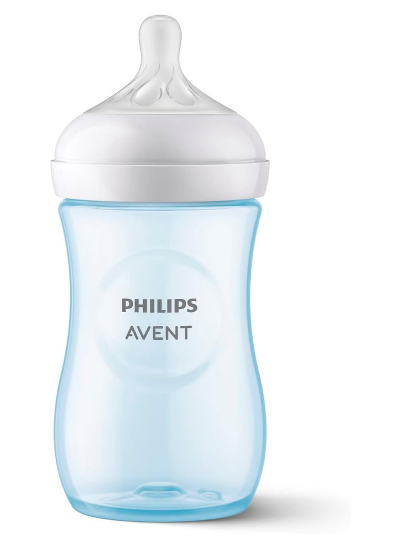 Avent Philips AVENT Natural Baby Bottle with Natural Response , Blue Baby Gift Set with Snuggle - Image 5