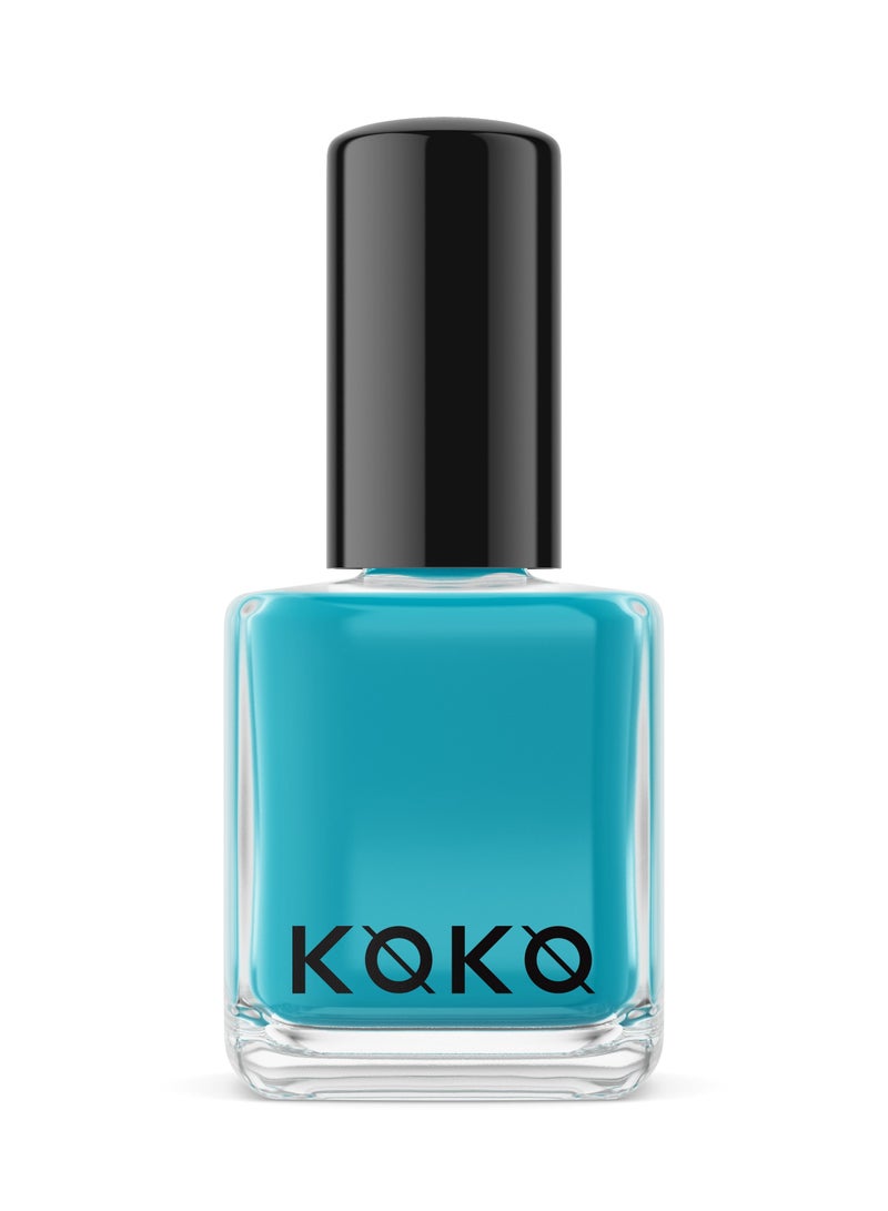KOKO GLOSSY NAIL POLISH TURQUOISE TURBAN - Image 1
