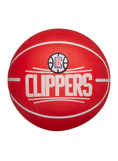 Wilson NBA Mini Dribbler Basketball - Los Angeles Clippers - Super Mini - Red