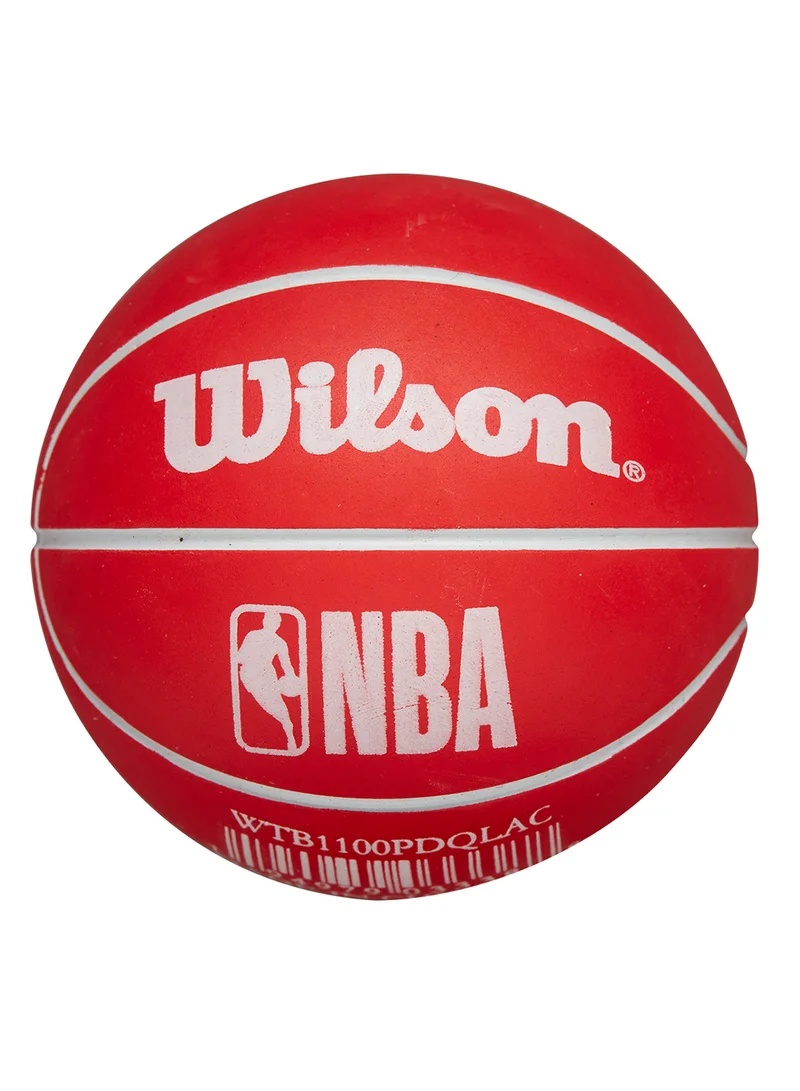 Wilson Red NBA Mini Dribbler Basketball - Los Angeles Clippers - Super Mini - Red  | Best Price UAE