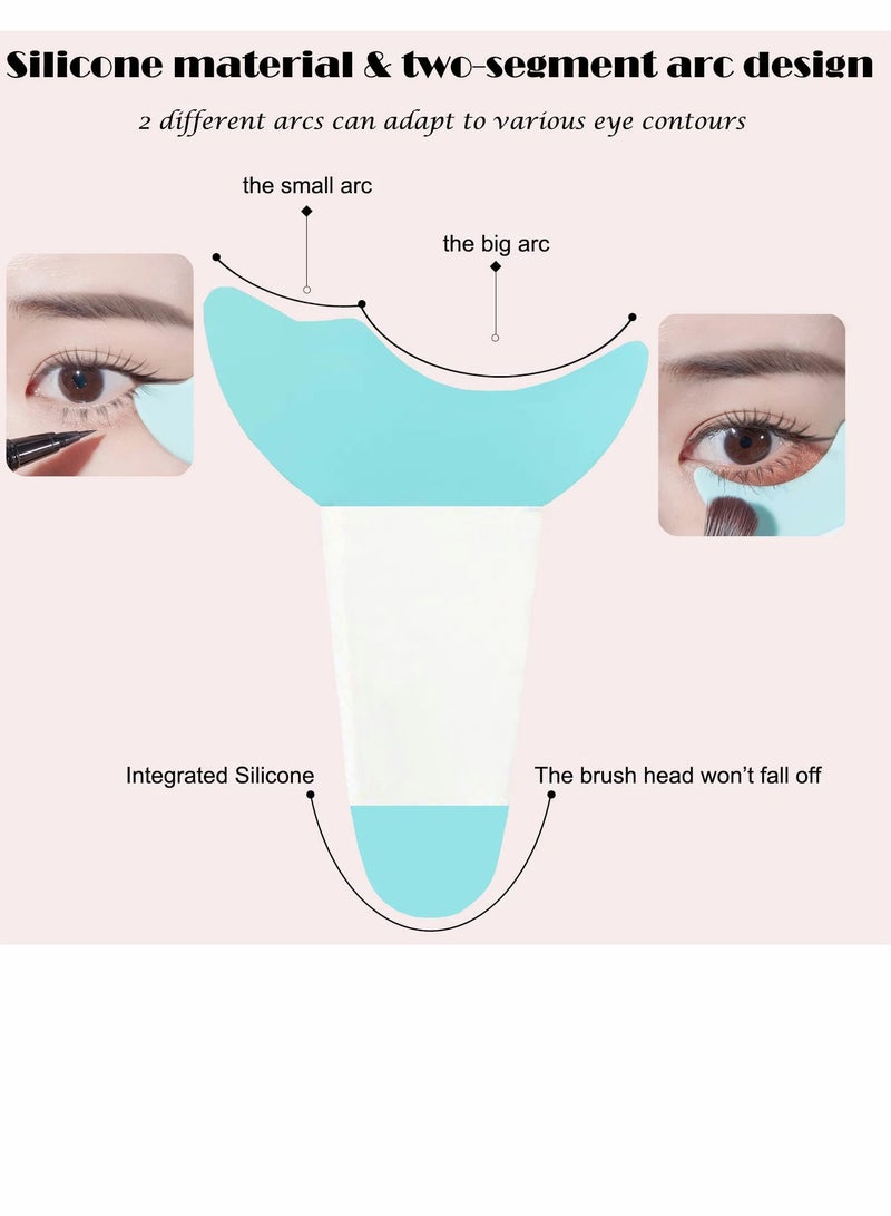 SYOSI Eye Makeup Tool Eyelash Eyeshadow Silicone Auxiliary Protection - Image 2